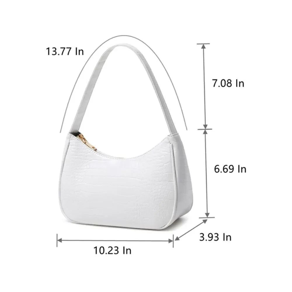 Crocodile Pattern Shoulder Bag - Picture 4 of 5